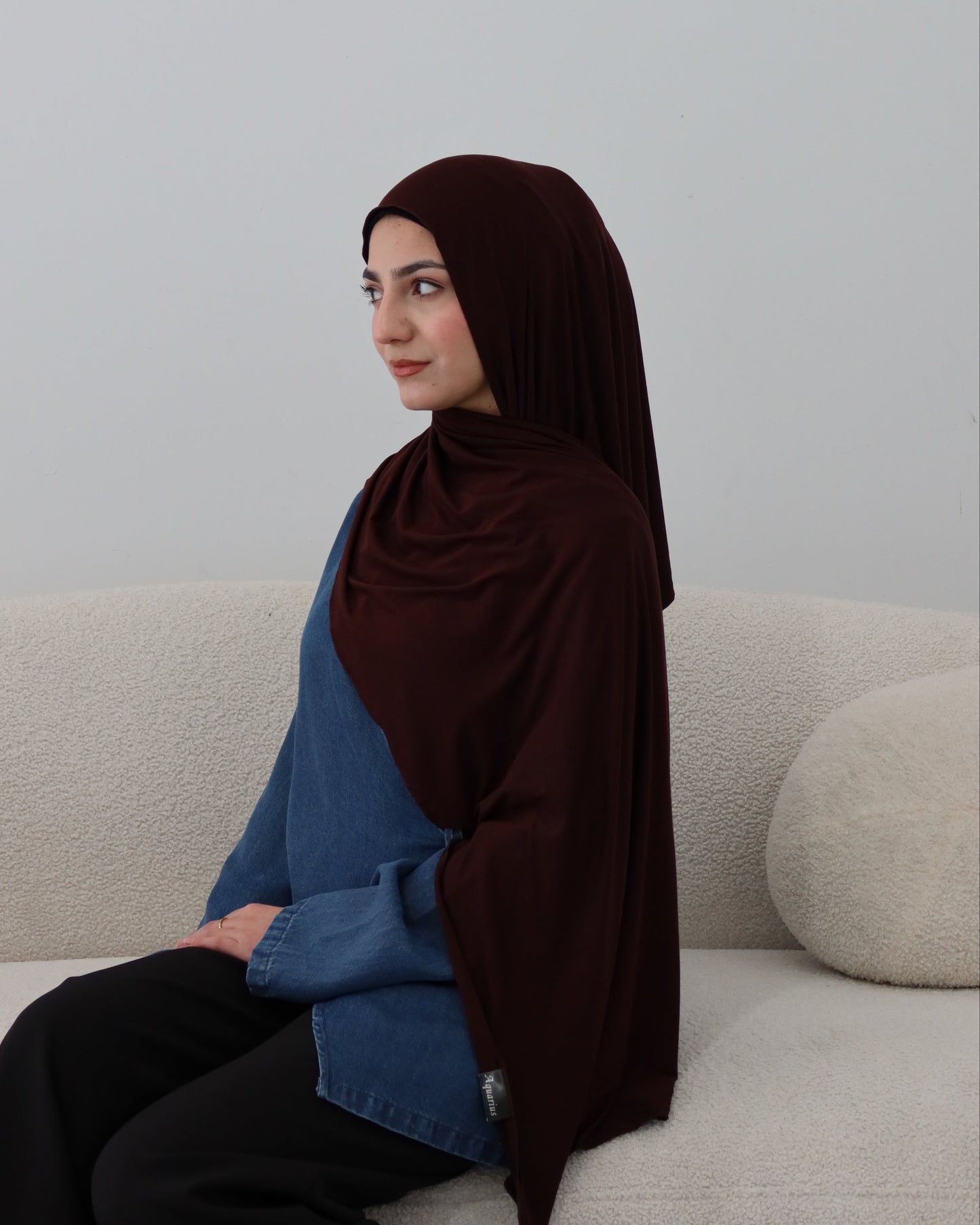 Espresso Jersey Shawl