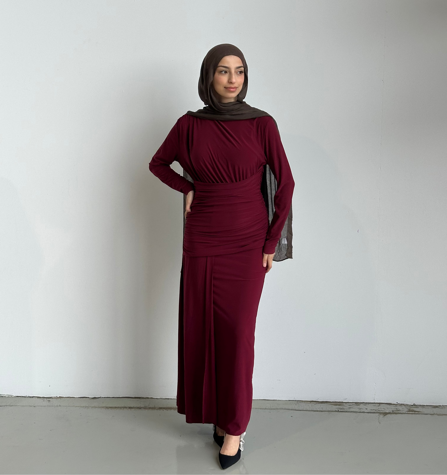 Veronica Ruched Dress