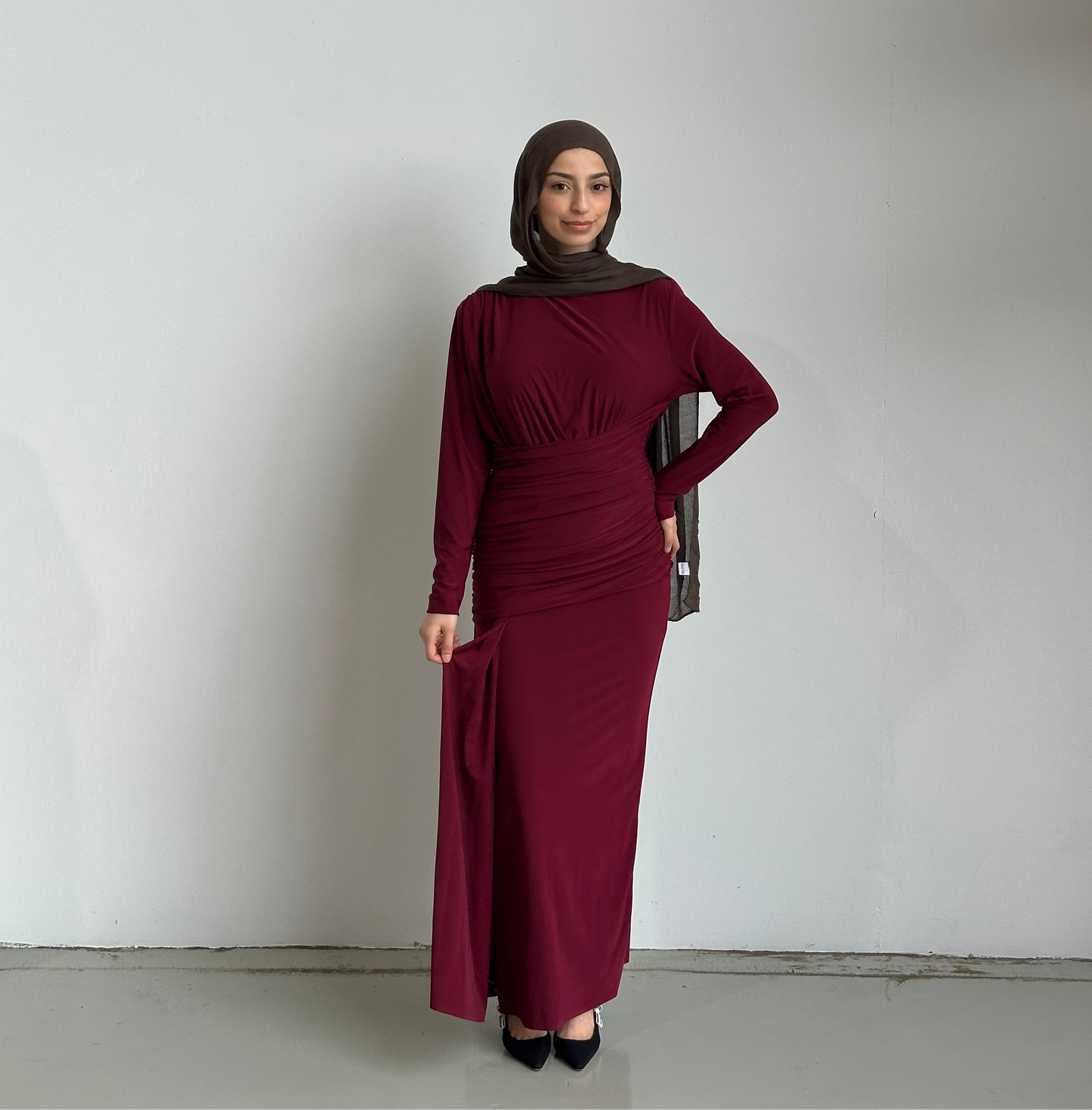 Veronica Ruched Dress