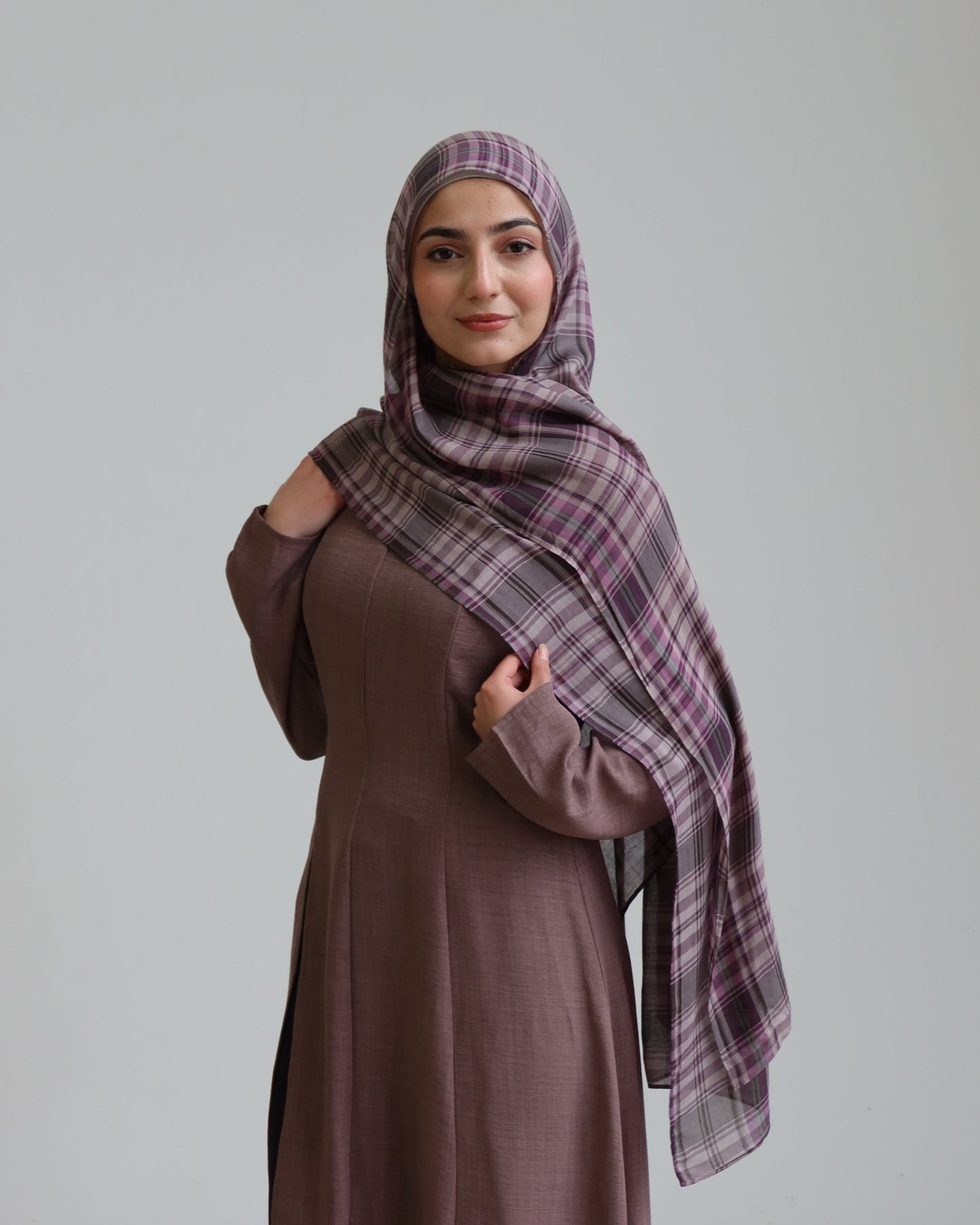 Lilac Plaid Modal