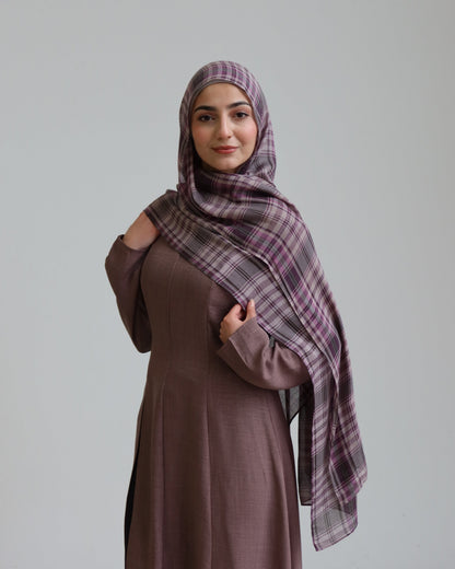 Lilac Plaid Modal