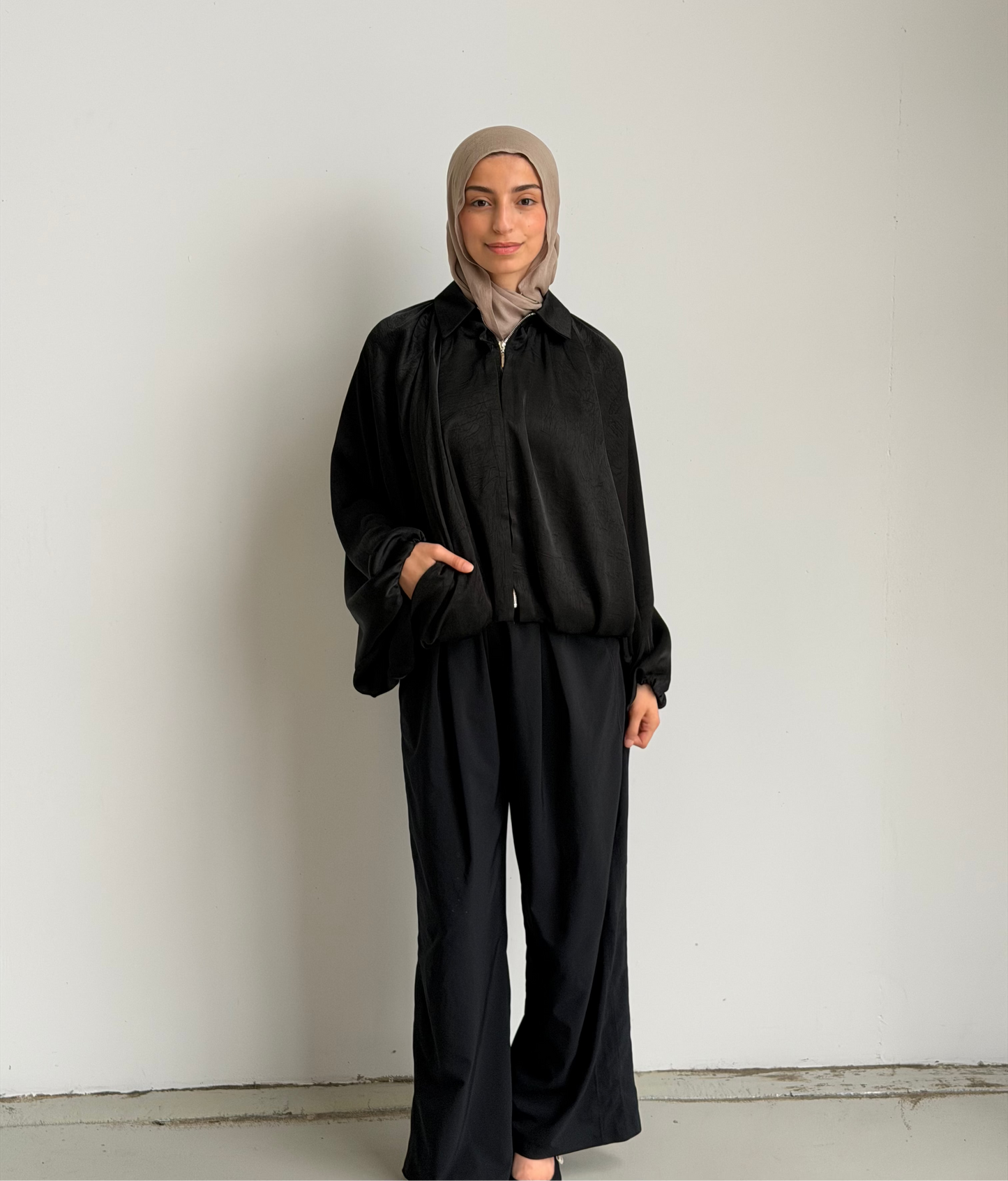 Zena Satin Jacket