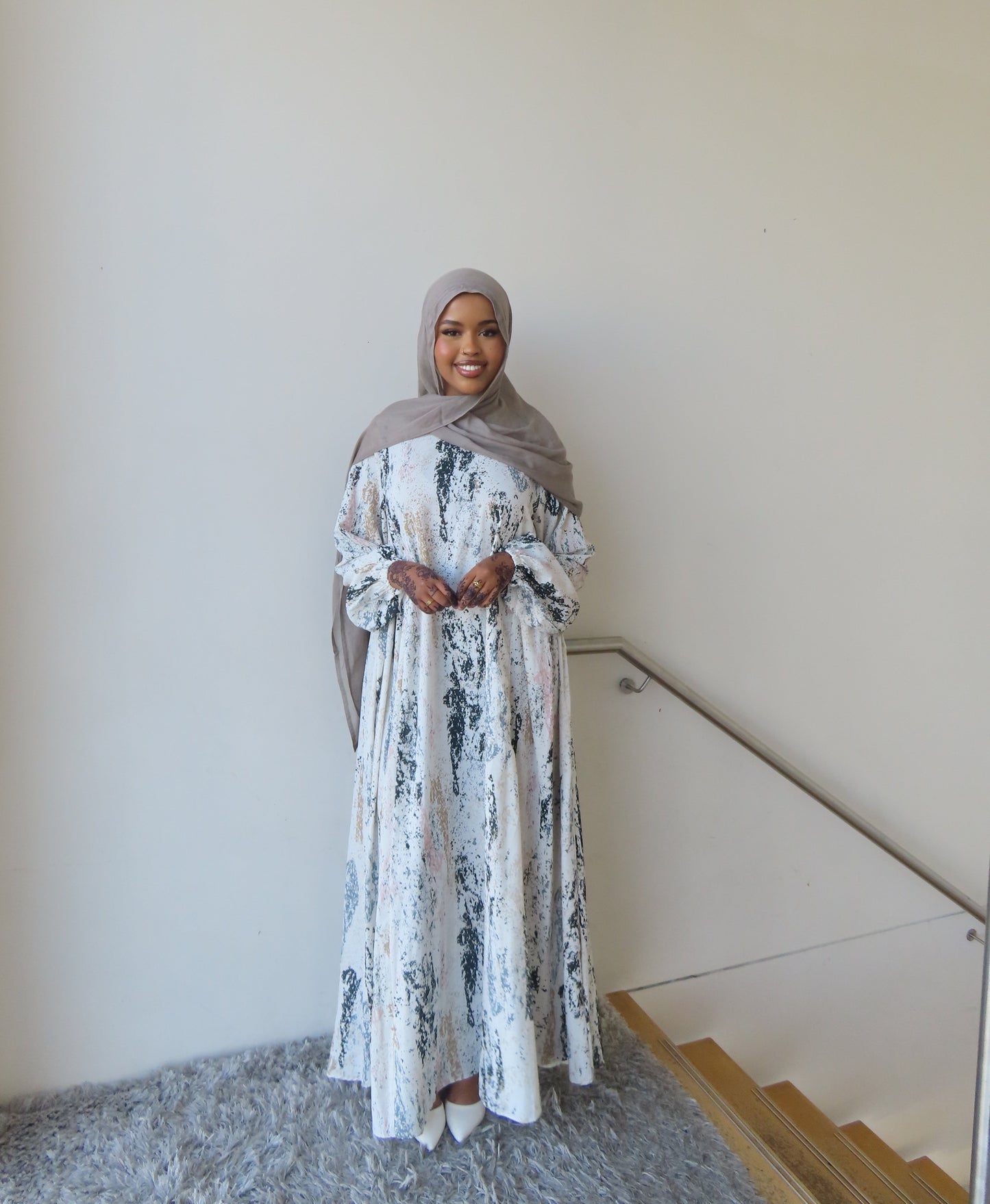 Mally Patterned Abaya