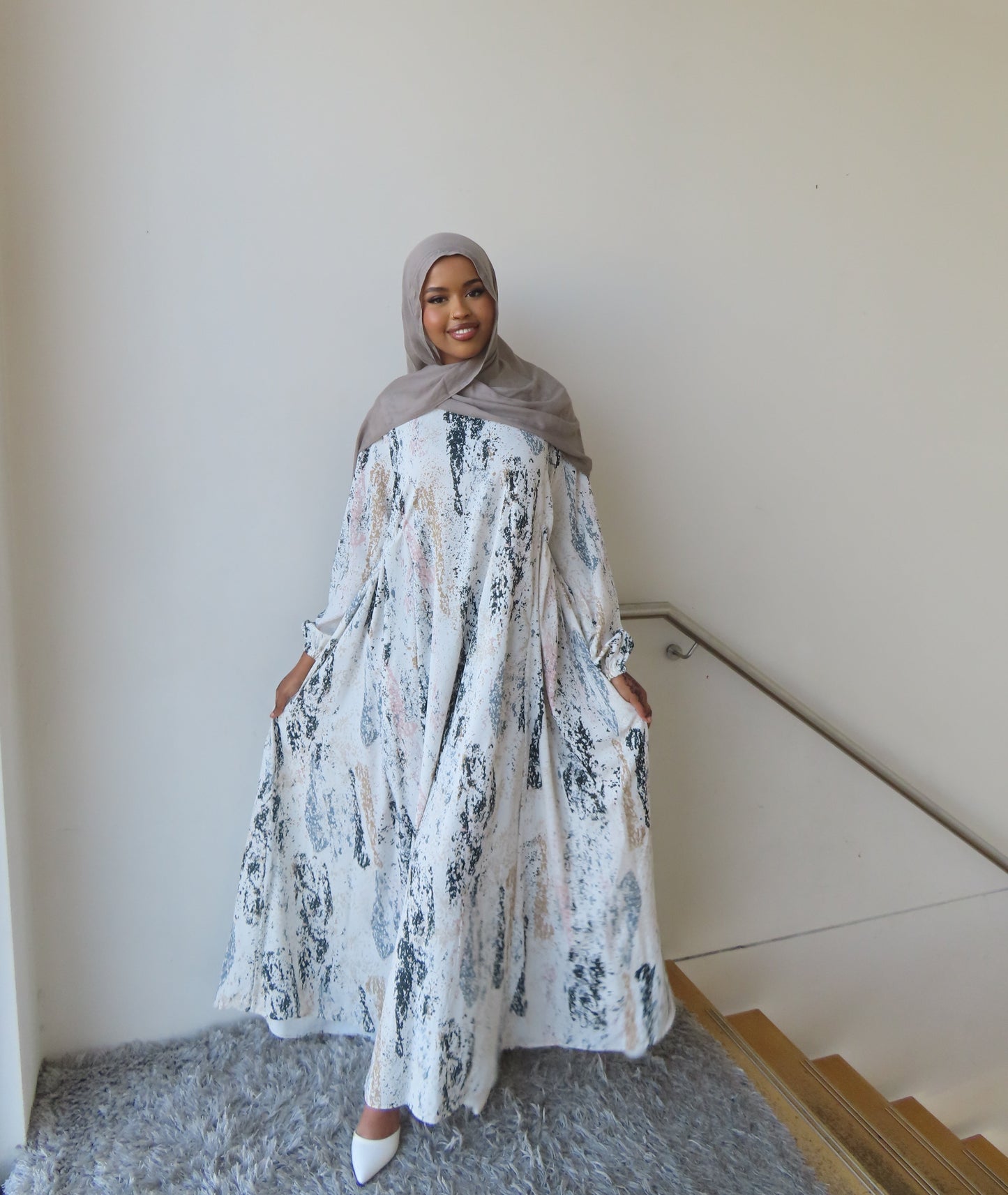 Mally Patterned Abaya