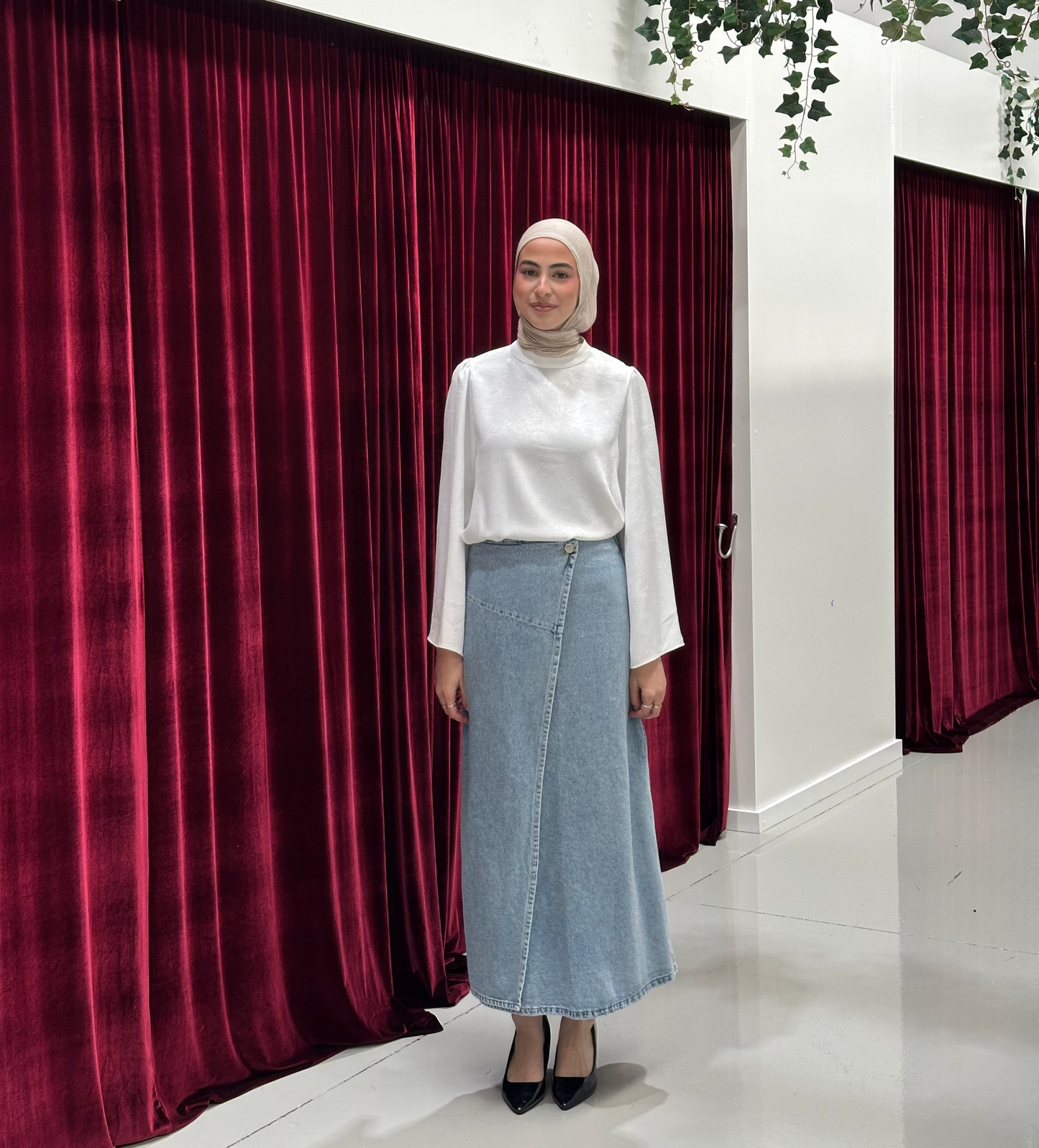 Nancy Denim Skirt
