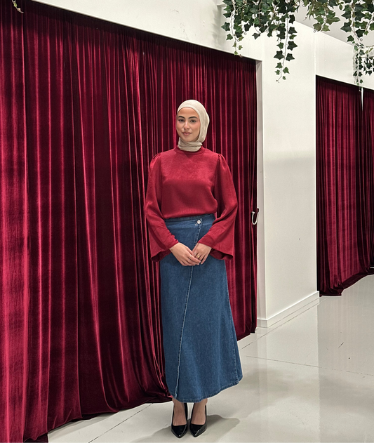 Nancy Denim Skirt