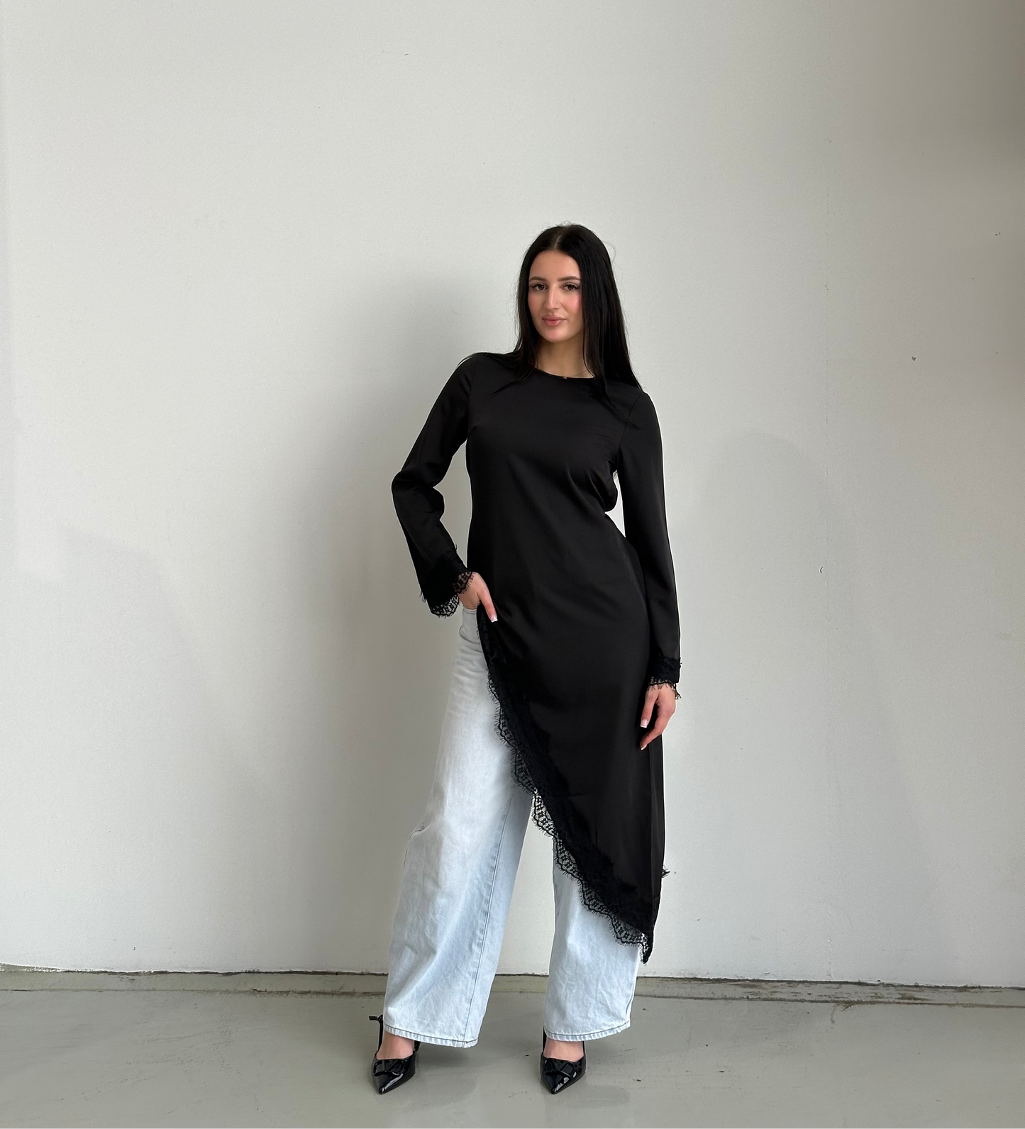 Liana Maxi Lace Top