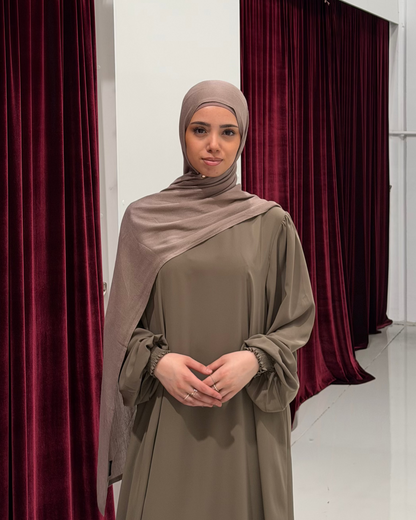 Cuffed Abaya