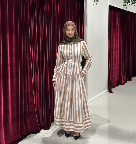 Mira Striped Dress