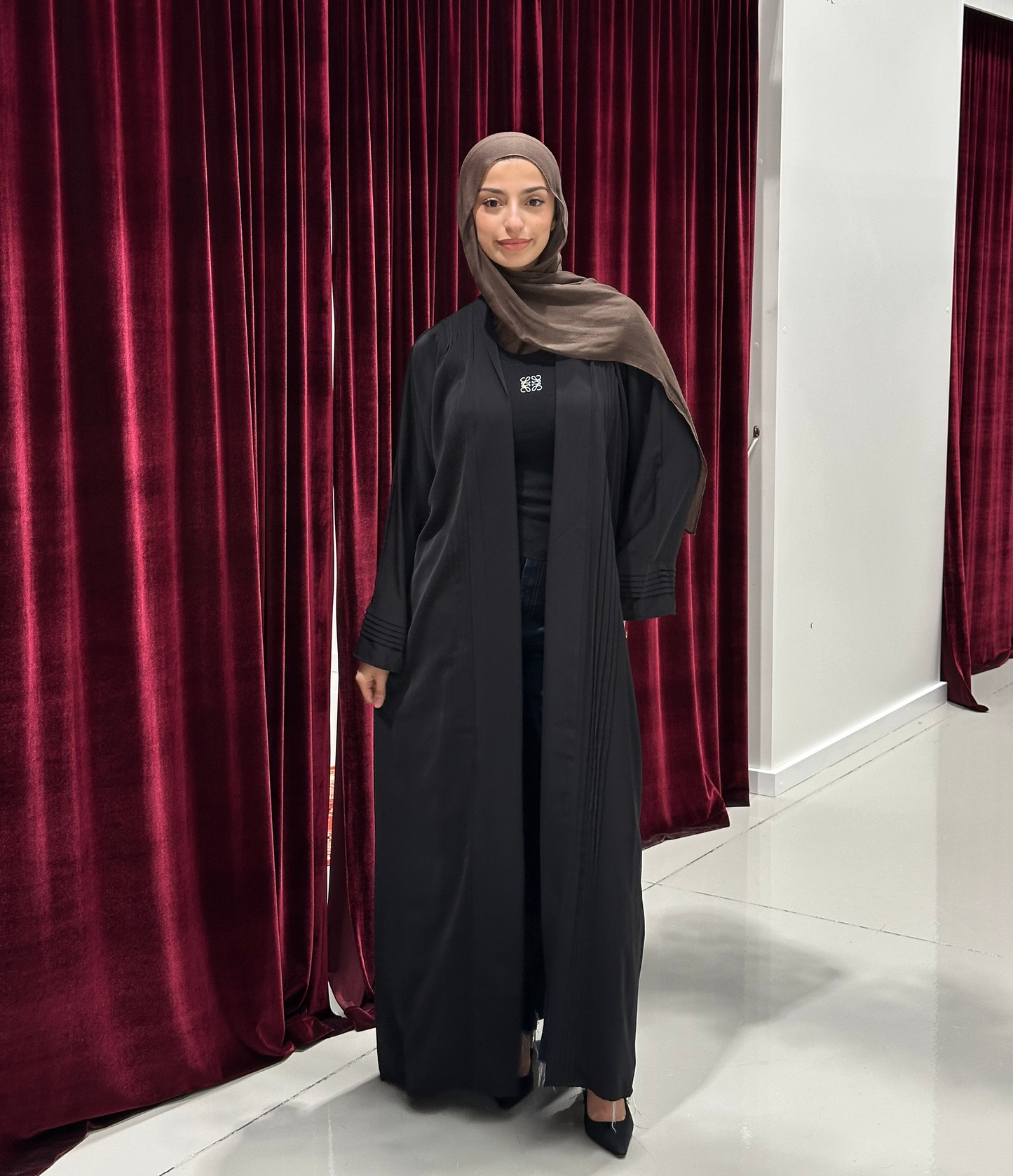 Rose Open Abaya