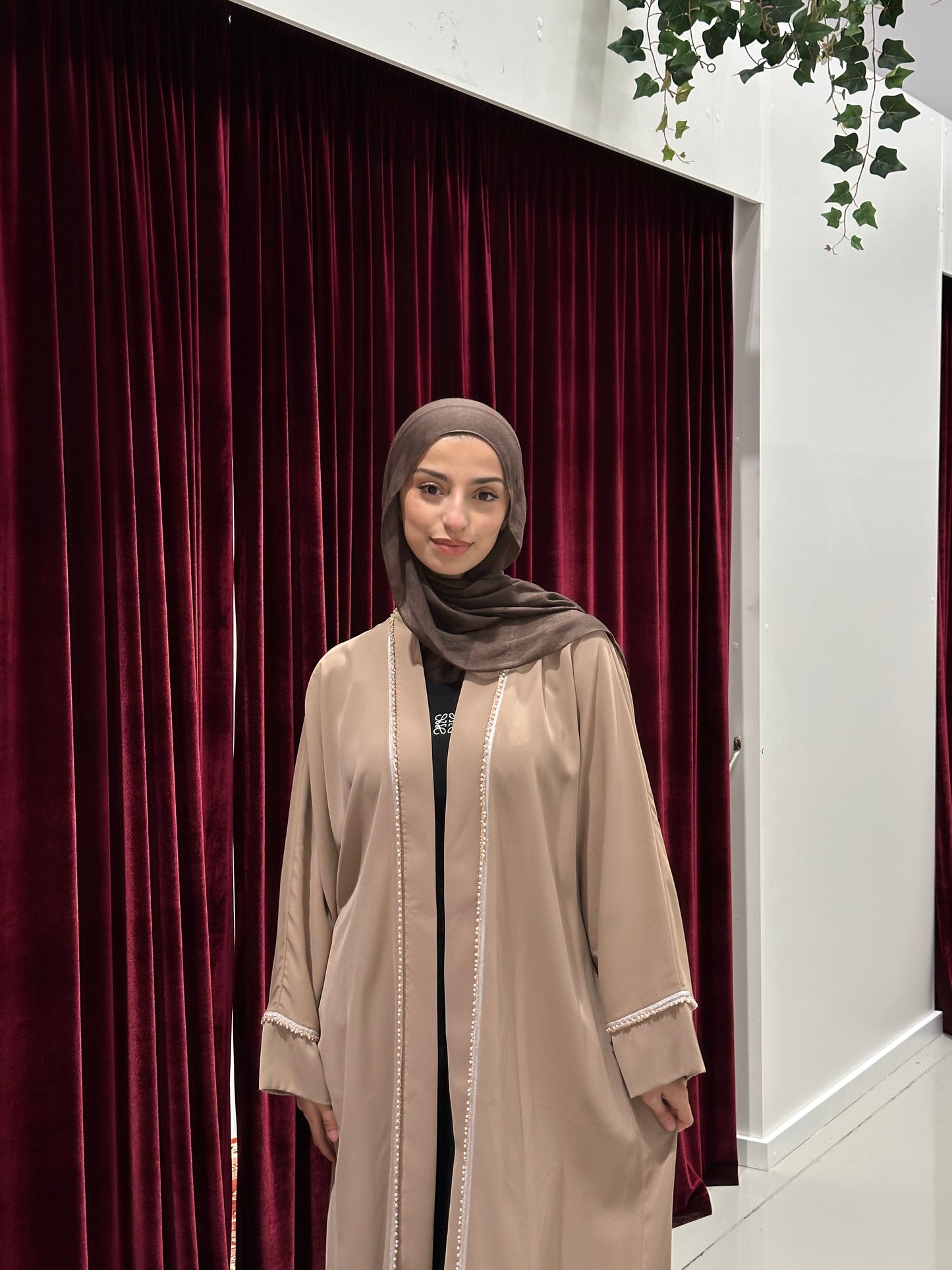 Rose Open Abaya
