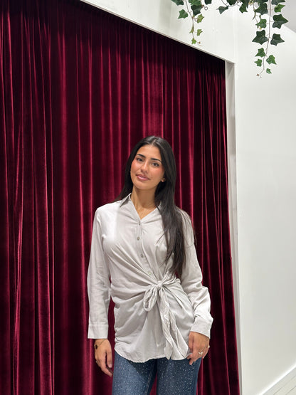 Tina Button Top
