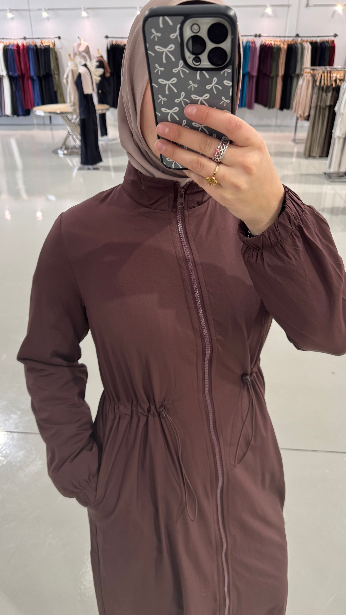Aya Maxi Windbreaker