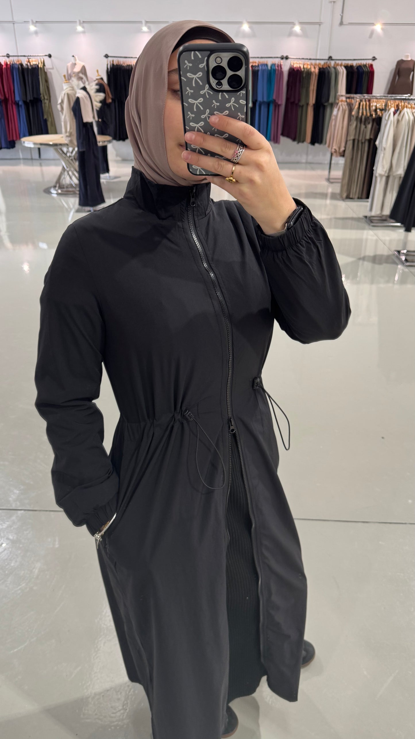 Aya Maxi Windbreaker