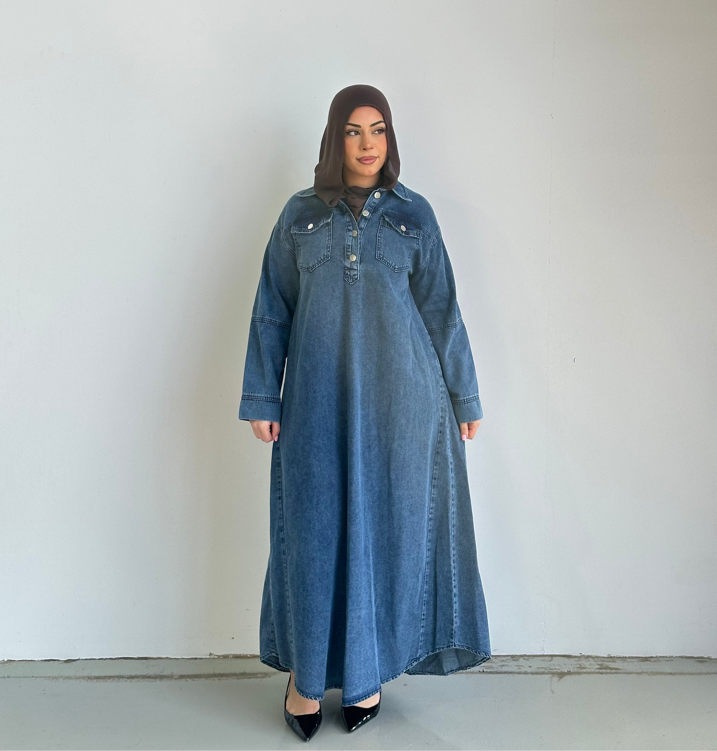 Ayla Denim Dress