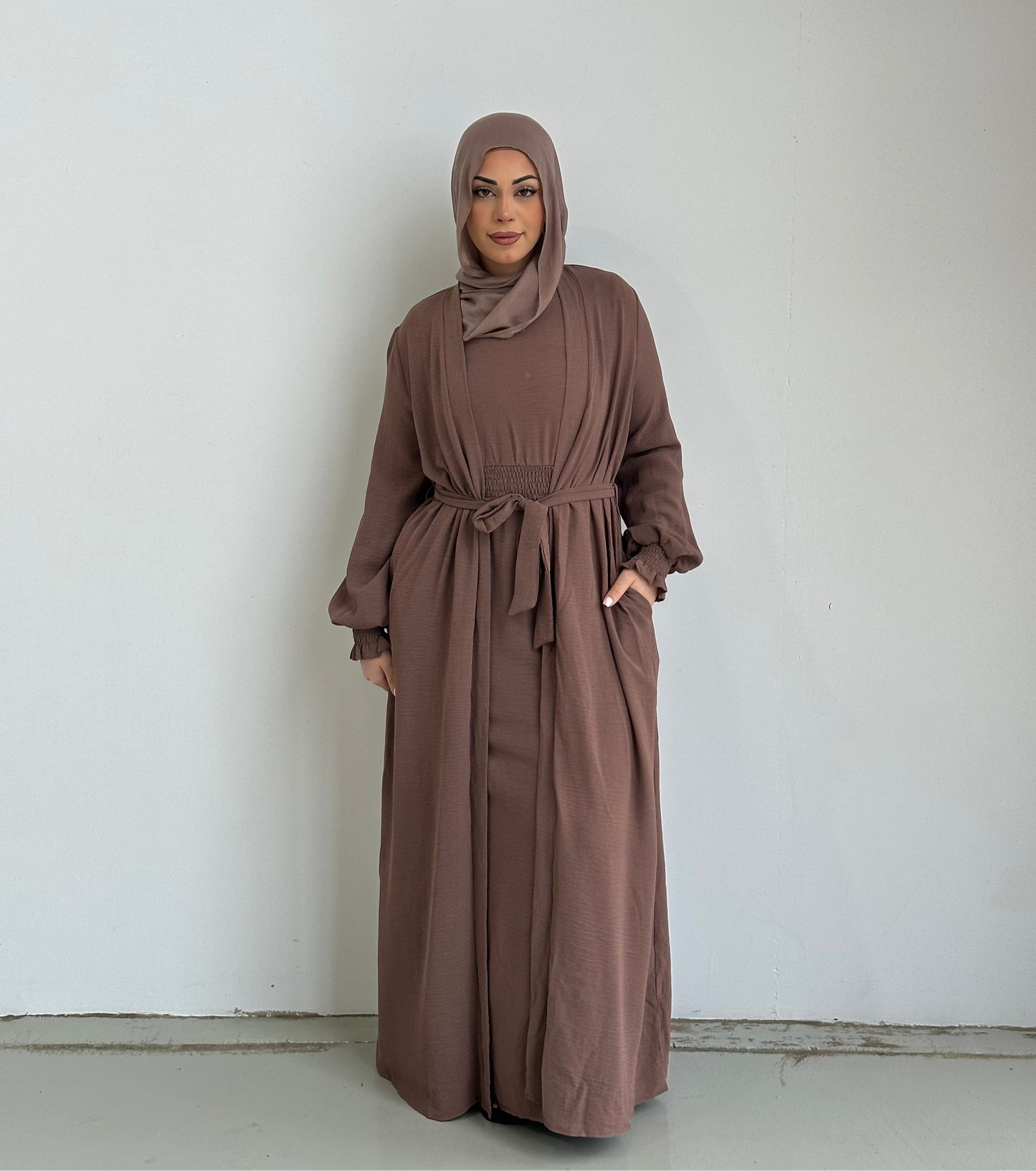 Paisley Open Abaya