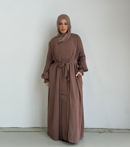 Paisley Open Abaya