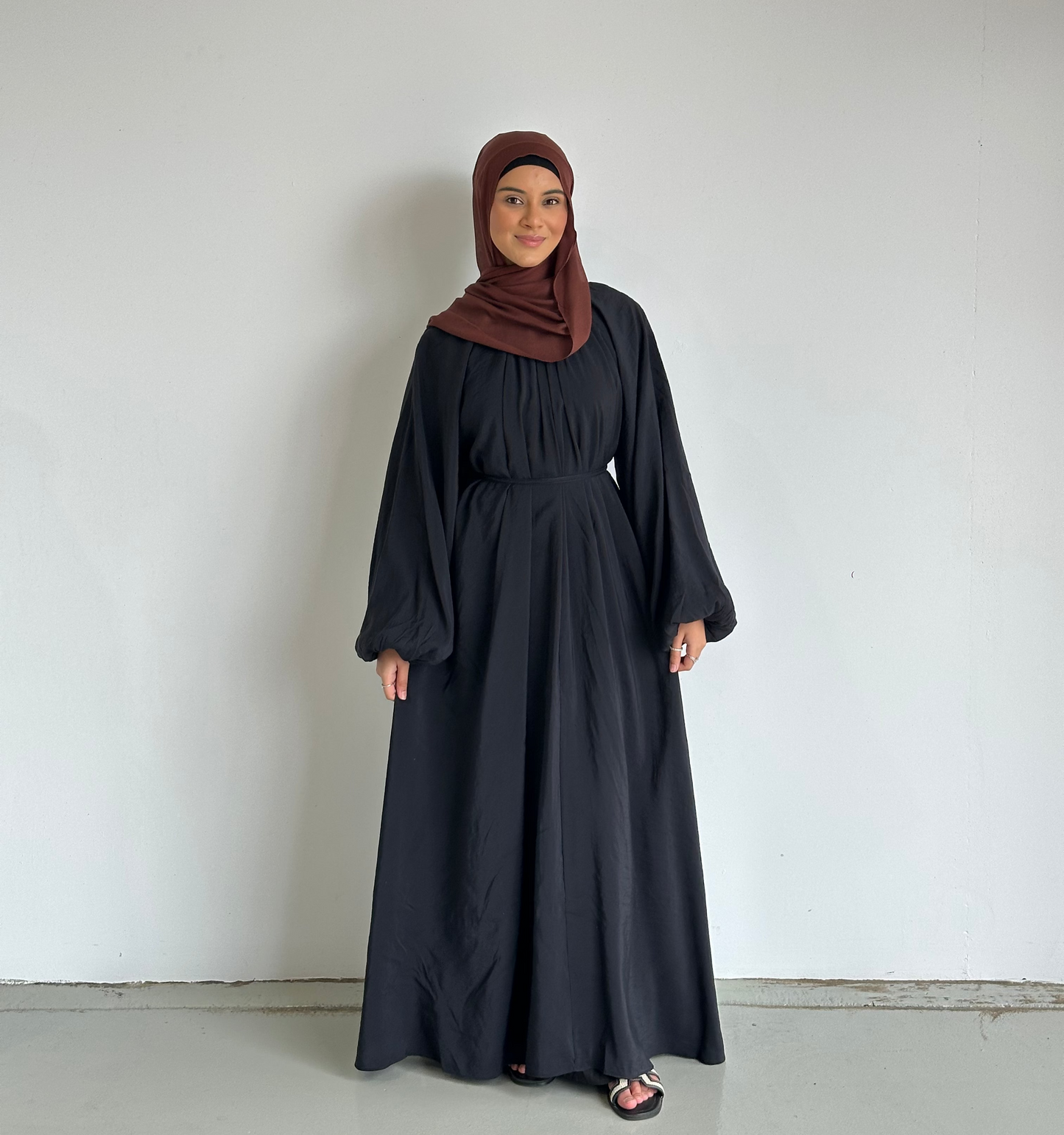 Ria Balloon Sleeve Dress