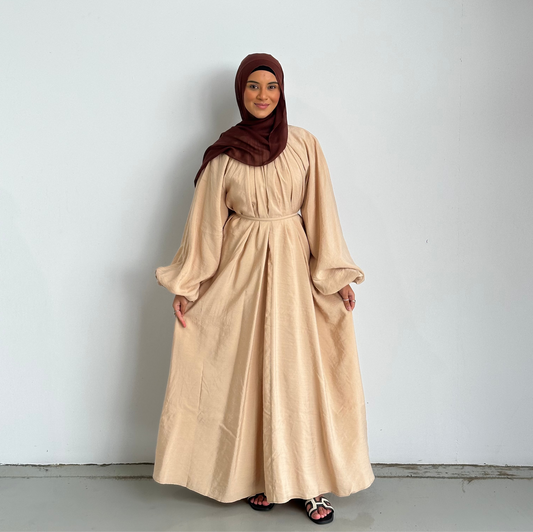 Ria Balloon Sleeve Dress