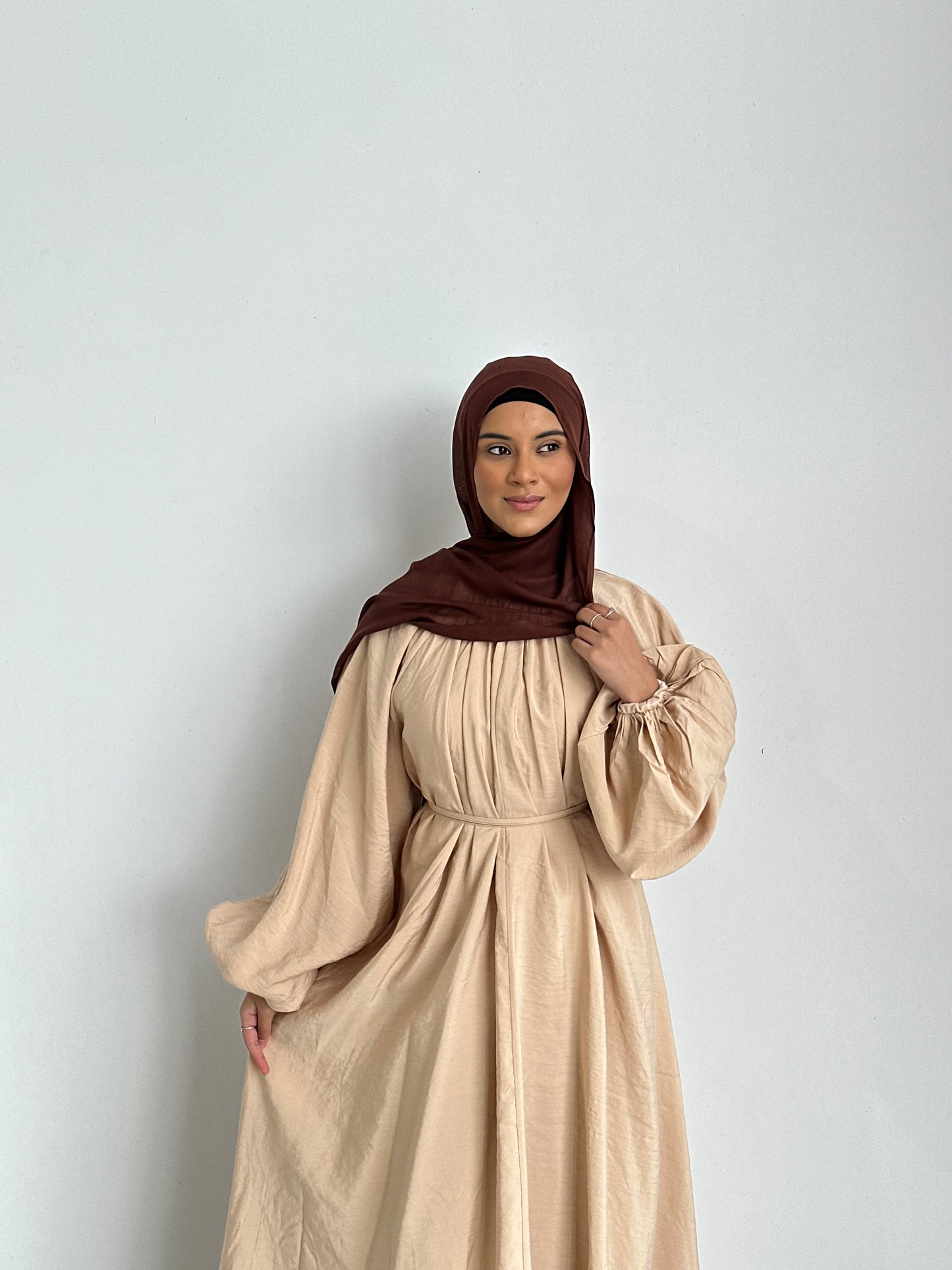 Ria Balloon Sleeve Dress