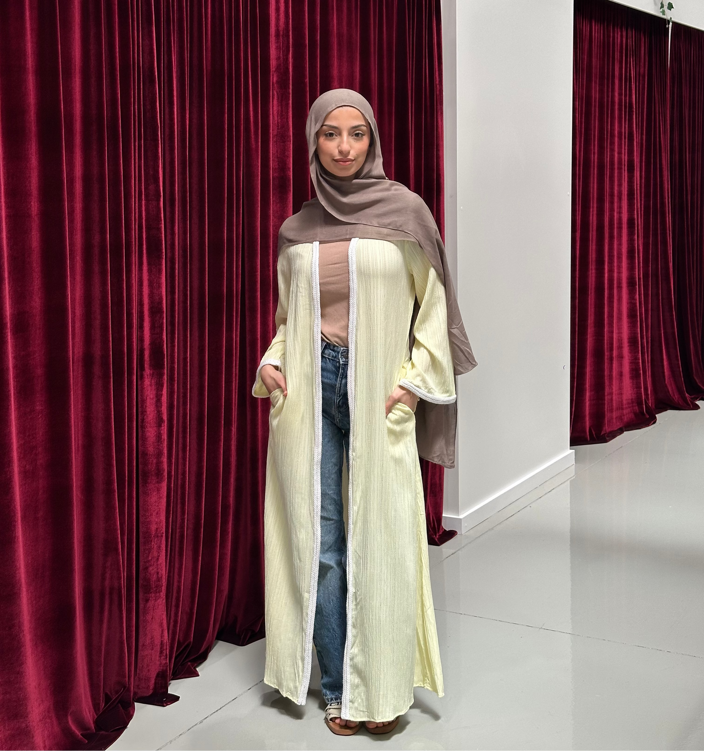Aurora Open Abaya