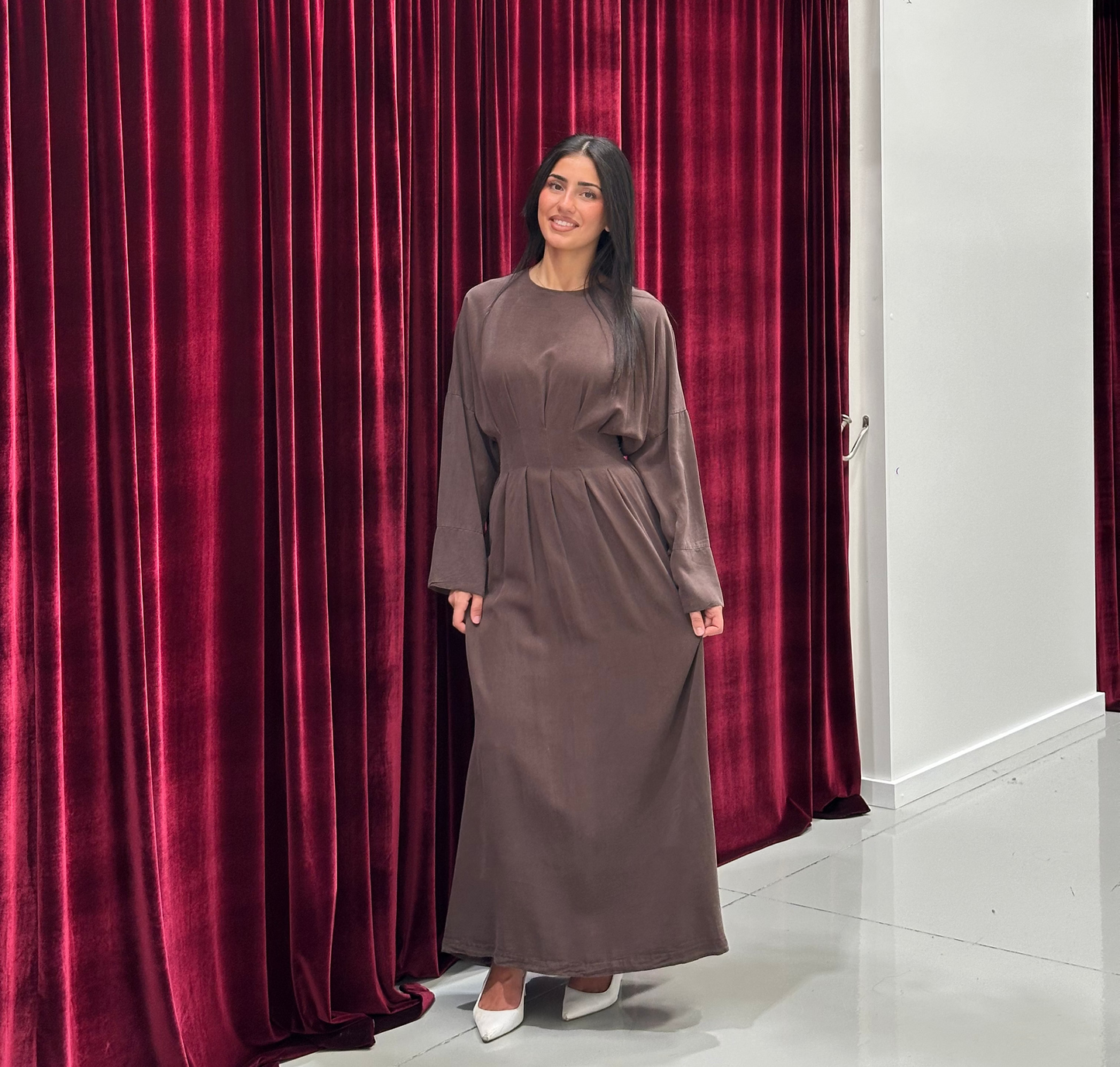Ayah Pleated Dress