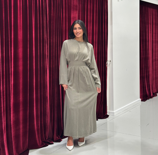 Ayah Pleated Dress
