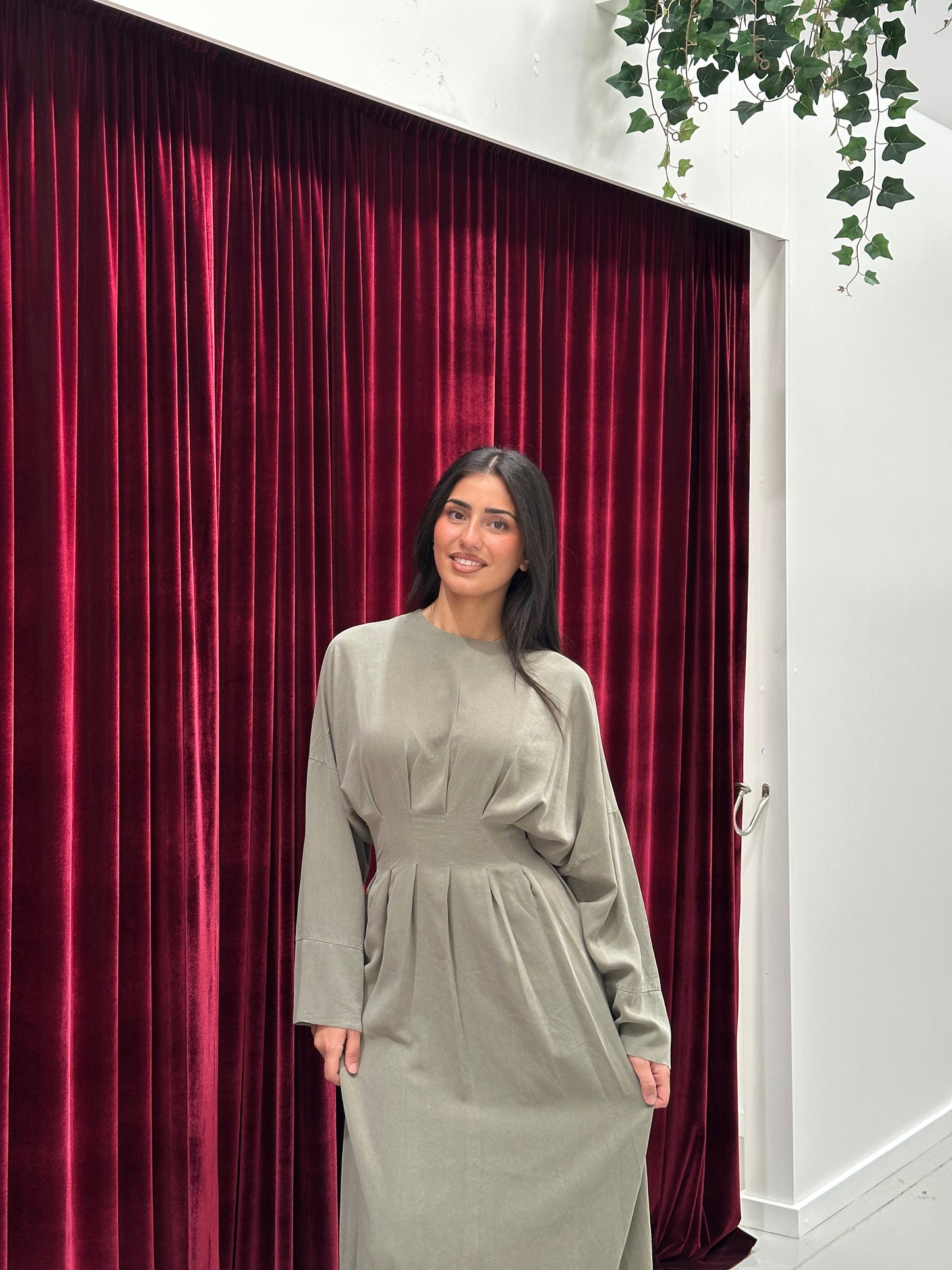 Ayah Pleated Dress