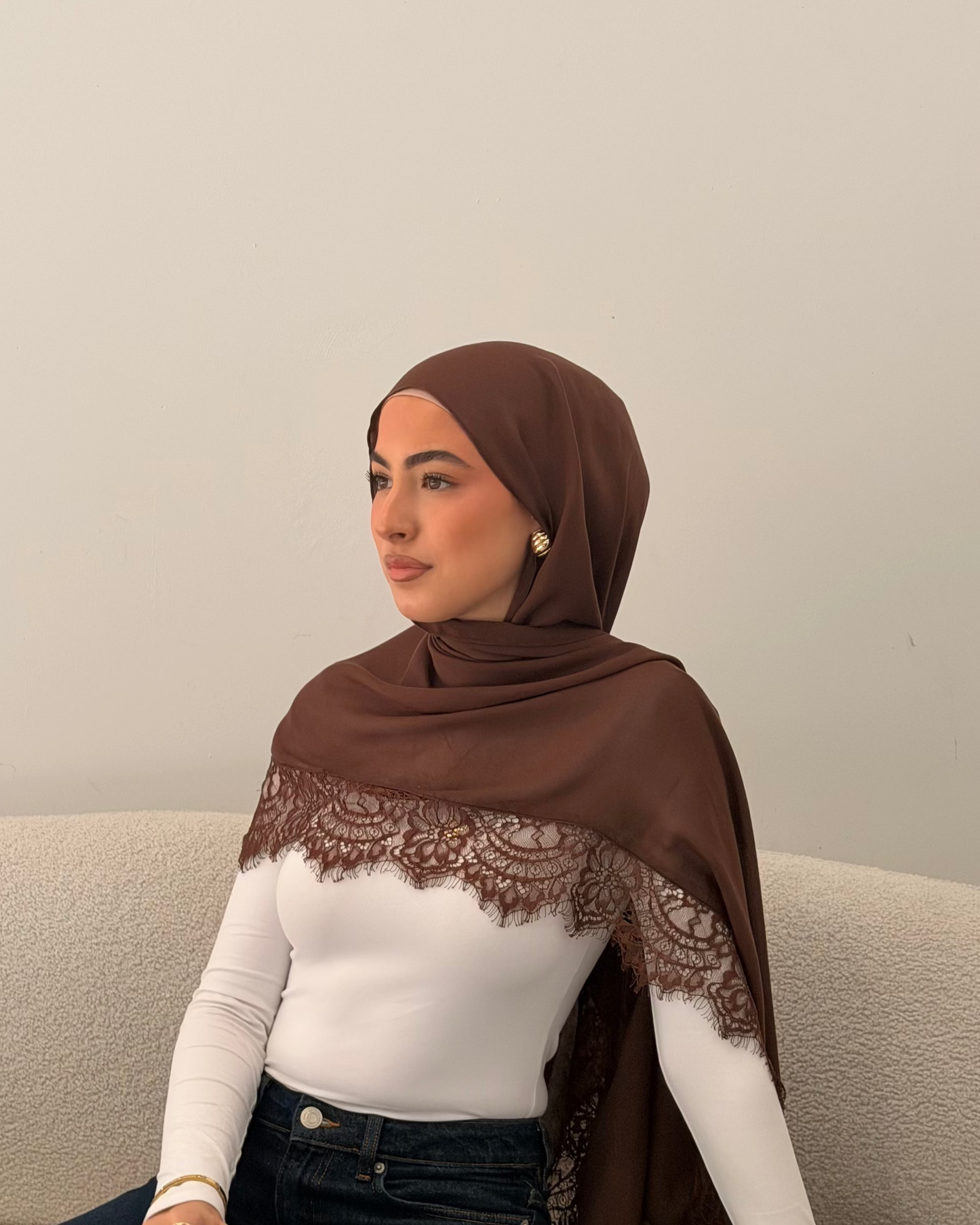 Chocolate Lace Modal