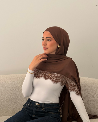 Chocolate Lace Modal