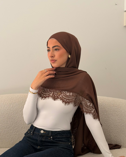 Chocolate Lace Modal