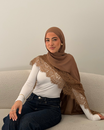 2.0 Dark Taupe Lace Modal