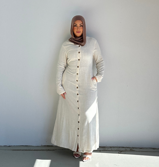Amani Linen Dress
