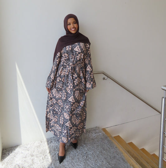 Tara Patterned Dress