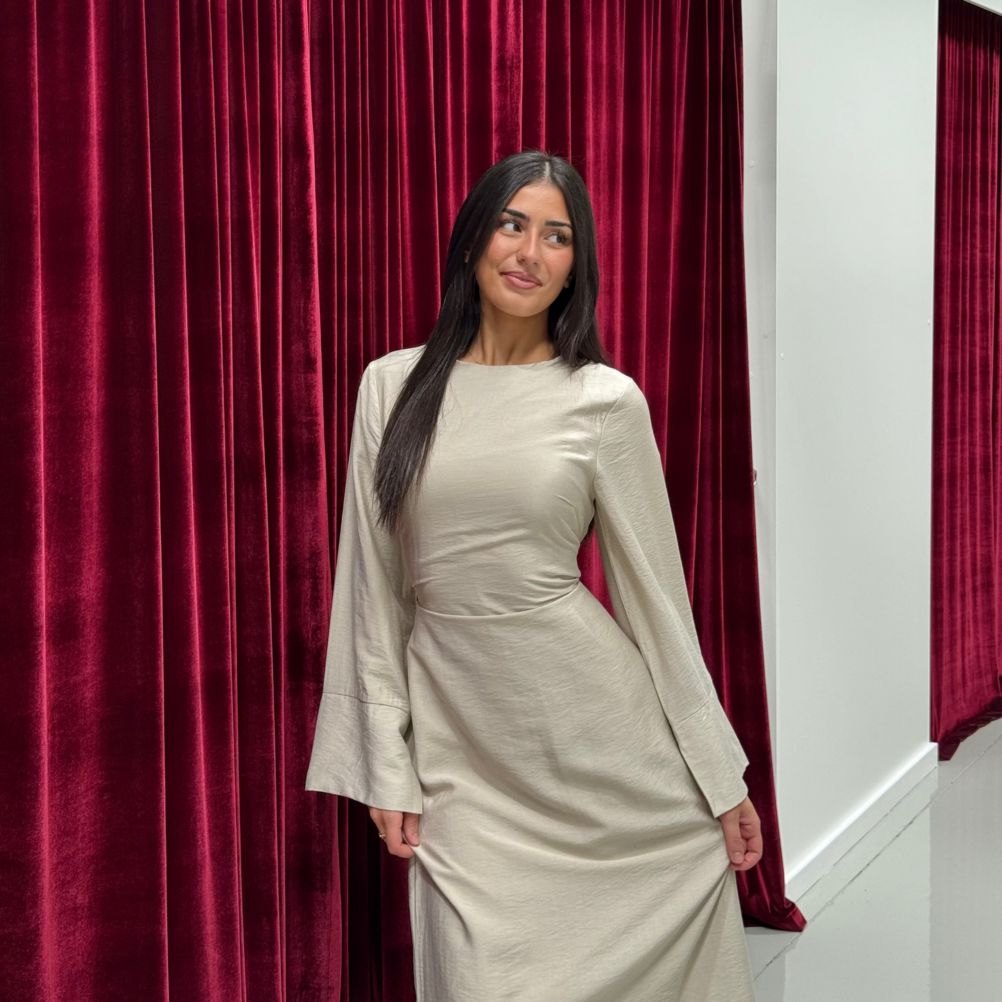 Nia Linen Corset Dress