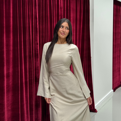 Nia Linen Corset Dress