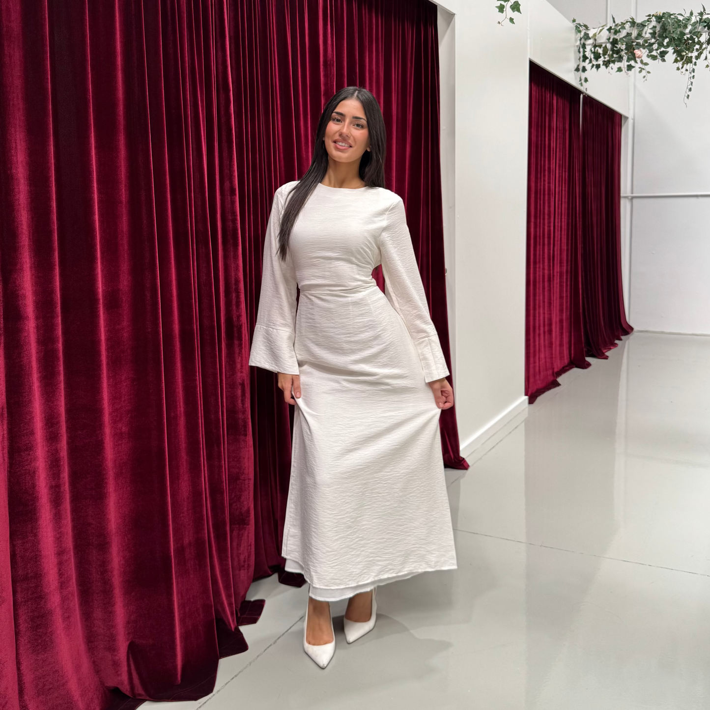 Nia Linen Corset Dress