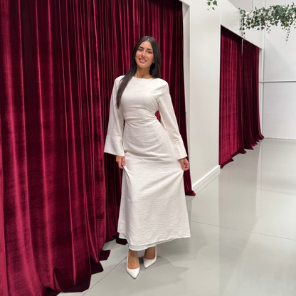 Nia Linen Corset Dress