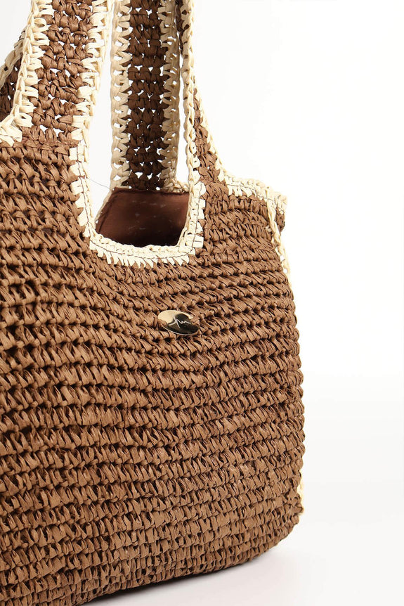 MIS Brown Tote