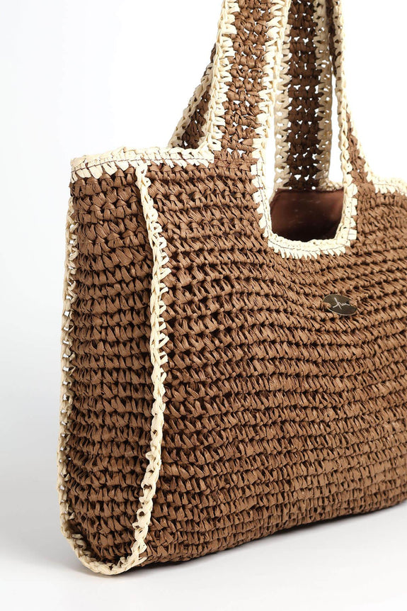 MIS Brown Tote