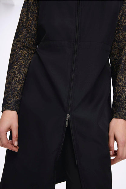 Gold Floral Swim Set